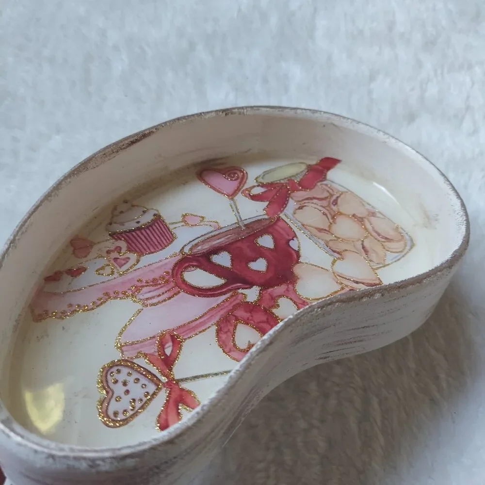 Handmade Small Valentine Sweetheart Decorative Tray